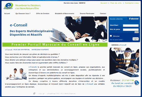 Sites web: e-Conseil